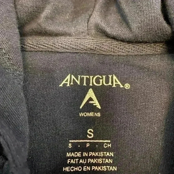 Antigua KC Sporting full zip sweatshirt Women size Small color Navy - Picture 5 of 6